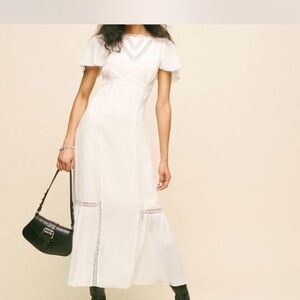 Reformation Domini dress in White